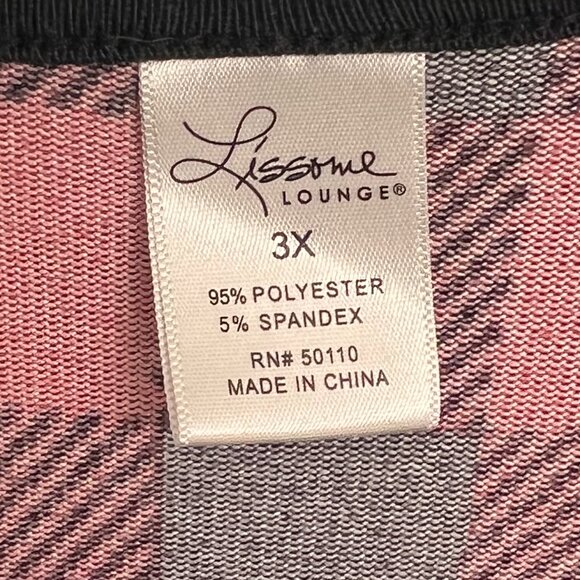 ❤️ Lissome Lounge Red & Black Buffalo Plaid Tunic Top - Size 3X ❤️ - Picture 2 of 3
